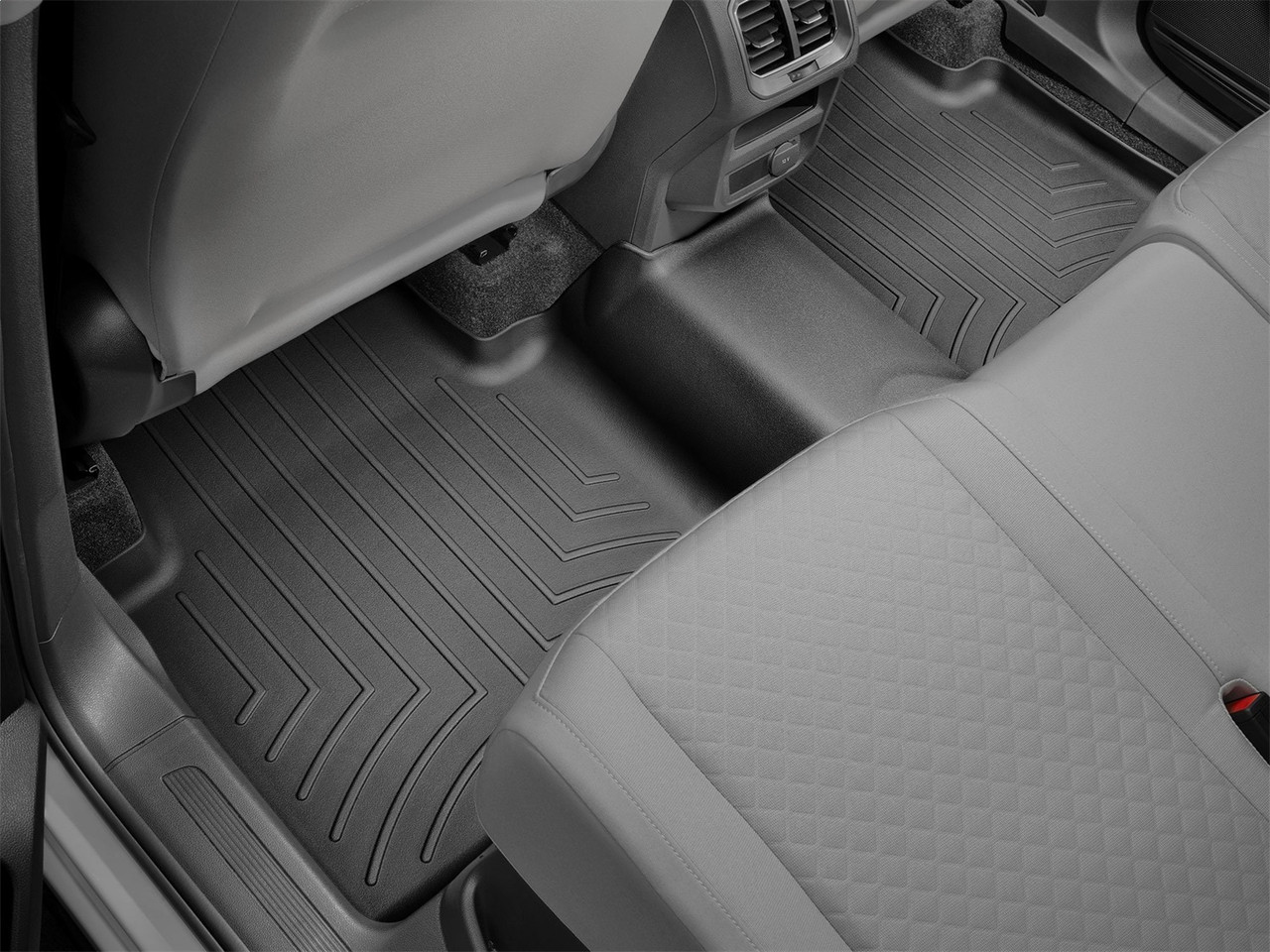 WeatherTech FloorLinerTM DigitalFit; Black; Rear 449893 thumbnail 1