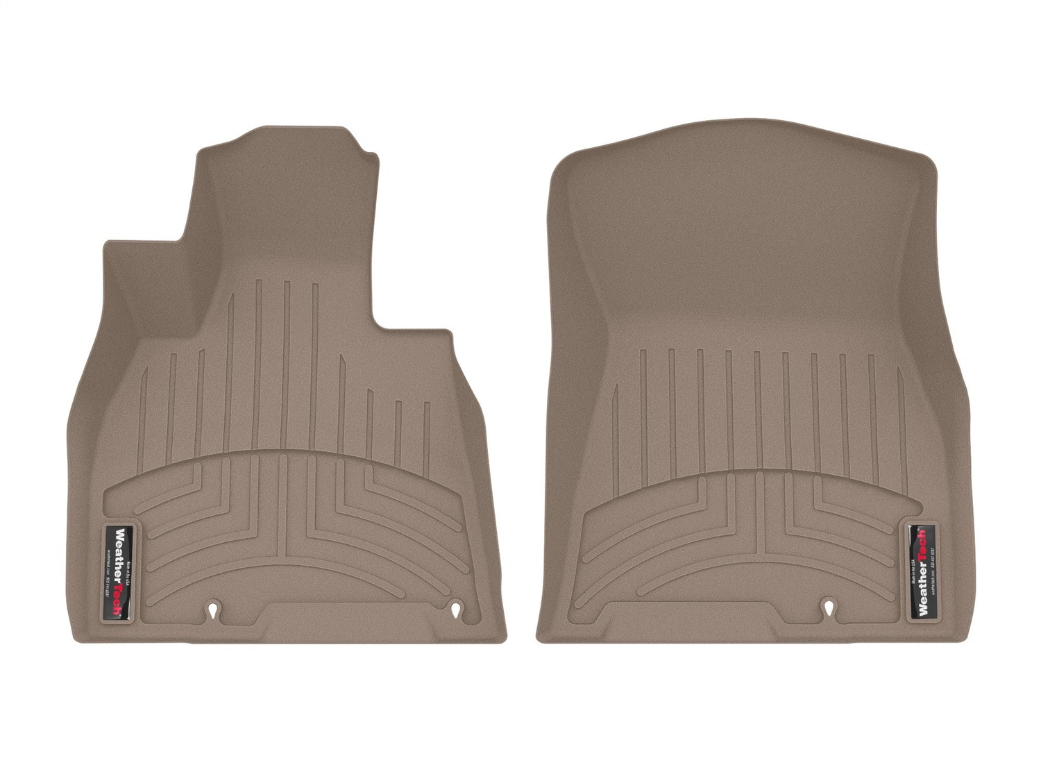 WeatherTech FloorLinerTM DigitalFit; Tan; Front 4516211 thumbnail 0