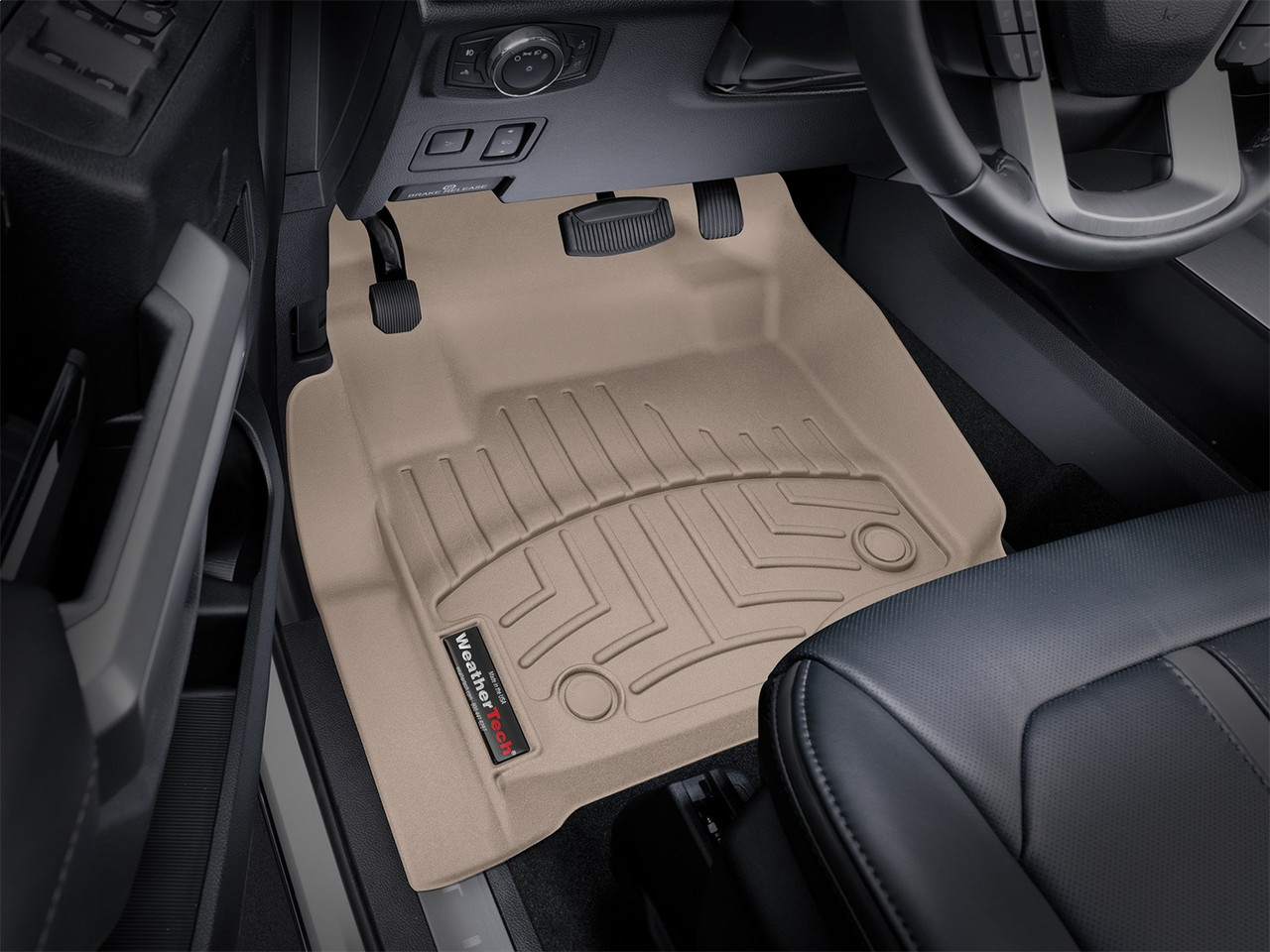 WeatherTech FloorLinerTM DigitalFit; Tan; Front 4510121 thumbnail 0