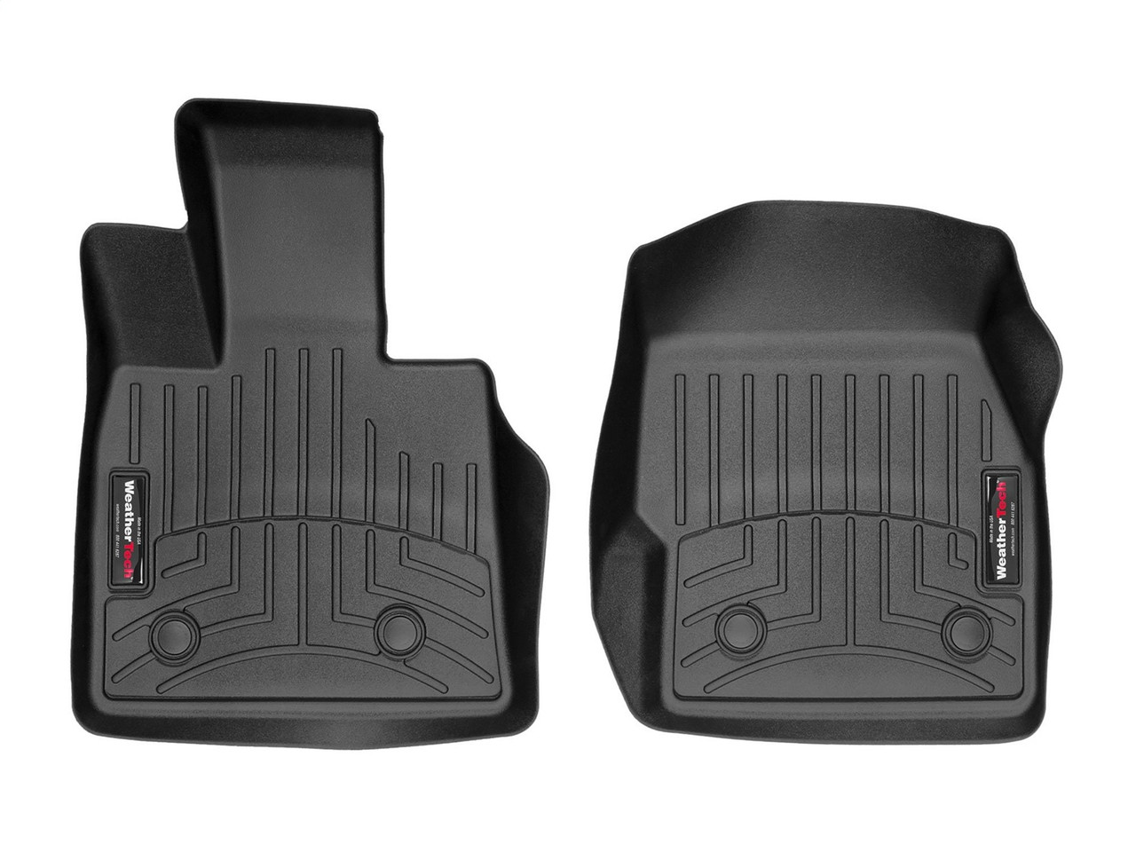 WeatherTech FloorLinerTM DigitalFit; Black; Front 4412361 thumbnail 0