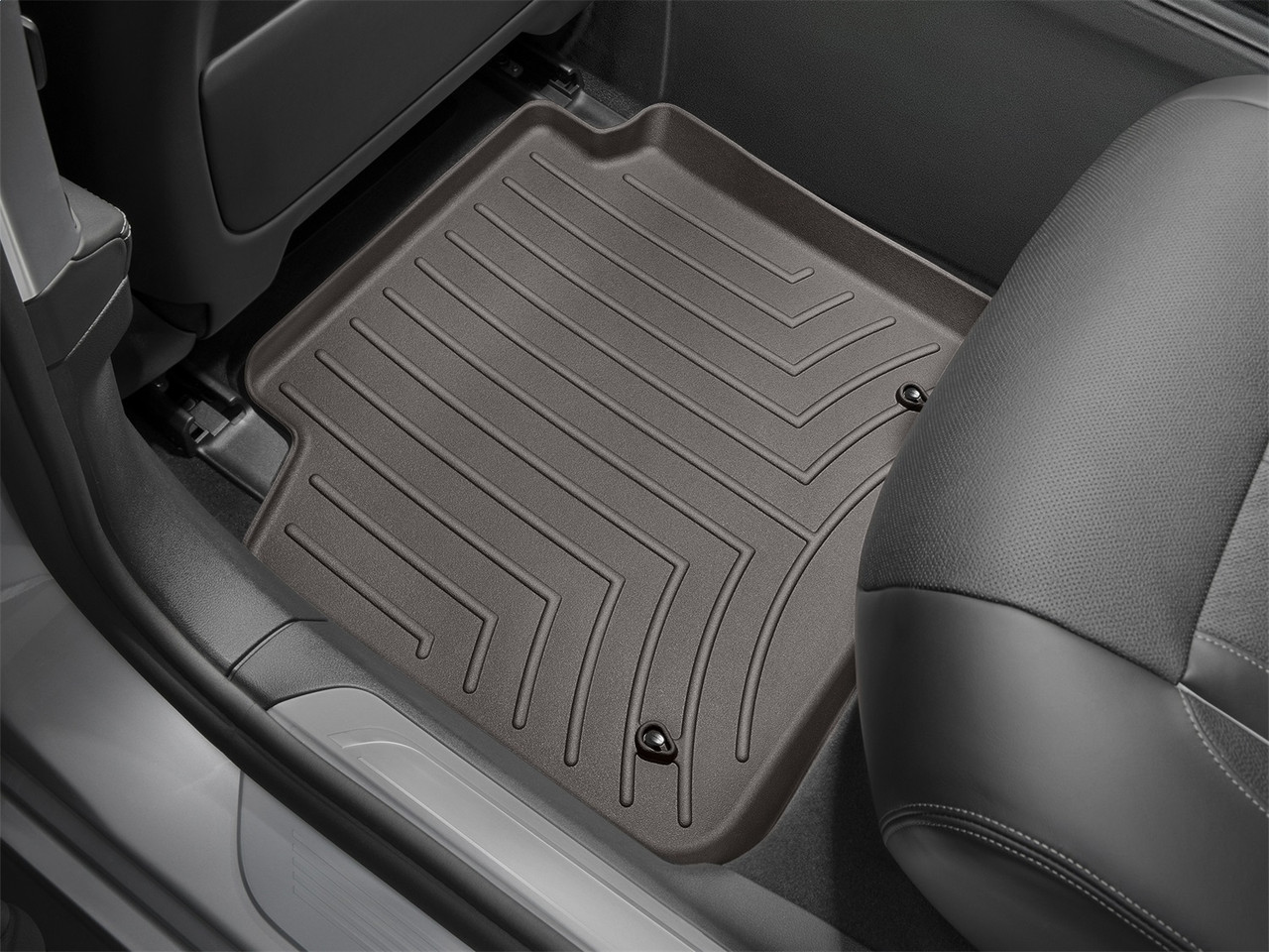 WeatherTech FloorLinerTM DigitalFit; Cocoa; Rear; 2 Piece 478743 thumbnail 1