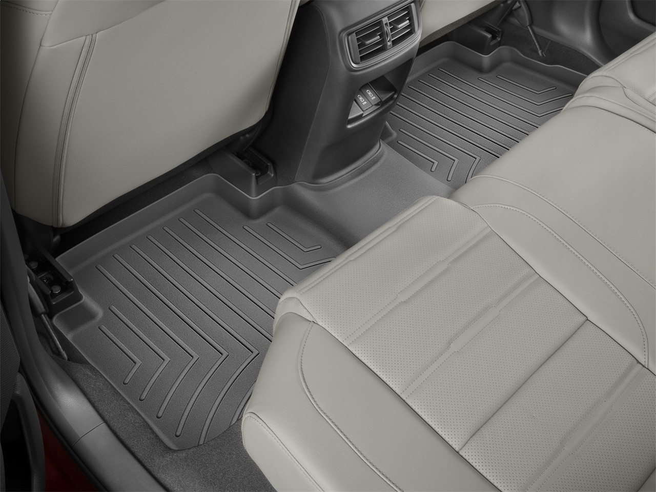 WeatherTech FloorLinerTM DigitalFit; Black; Rear 4411102 thumbnail 0