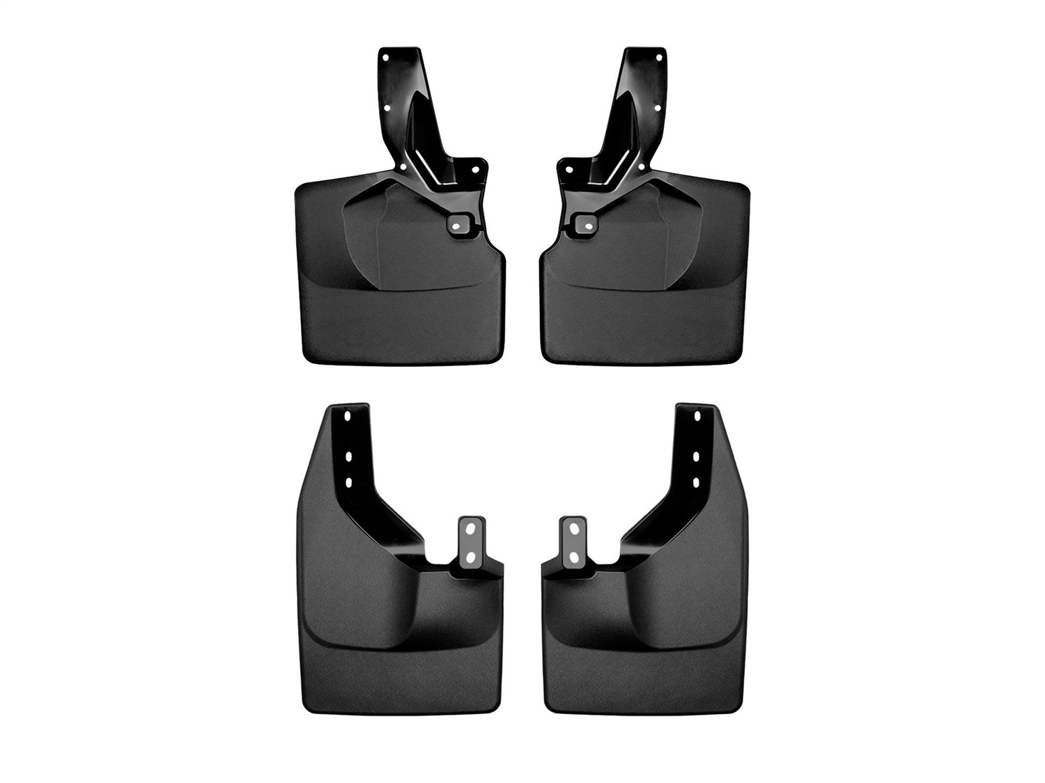 WeatherTech MudFlap No-Drill DigitalFit MudFlap Kit; Black 110140-120140 thumbnail 0