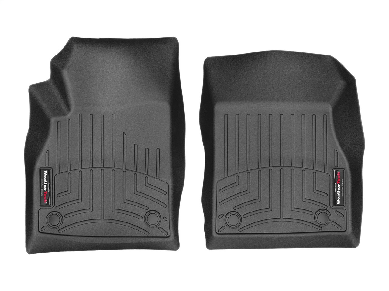 WeatherTech FloorLinerTM DigitalFit; Black; Front 449961 thumbnail 1