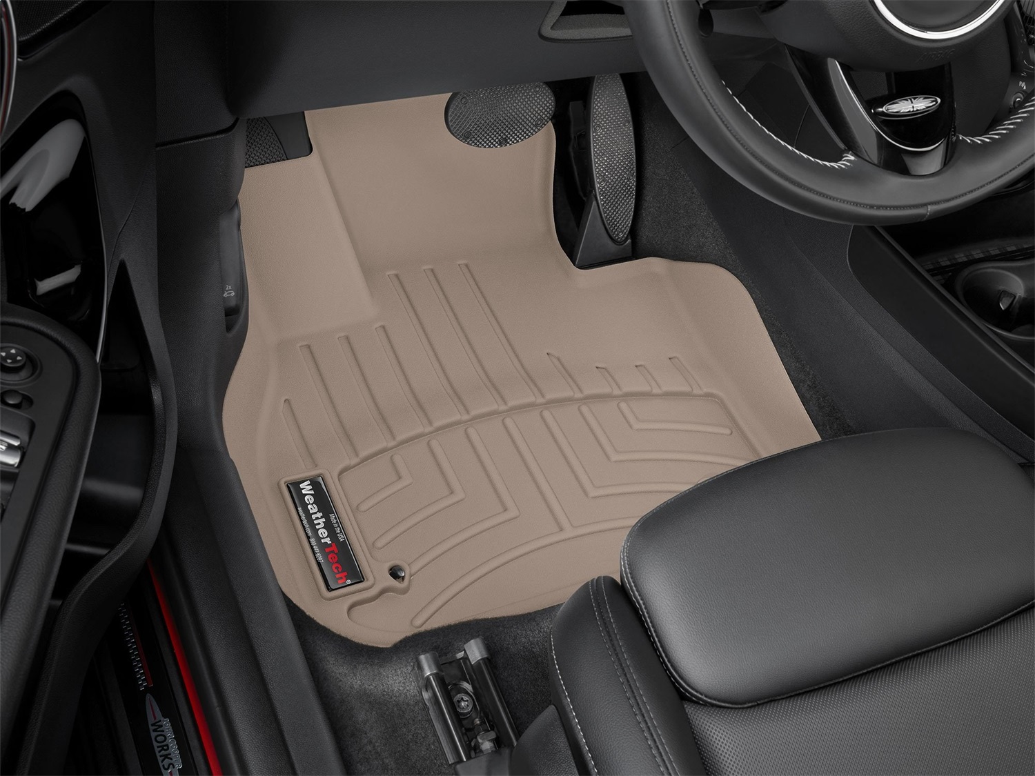 WeatherTech FloorLinerTM DigitalFit; Tan; Front 4511781 thumbnail 0