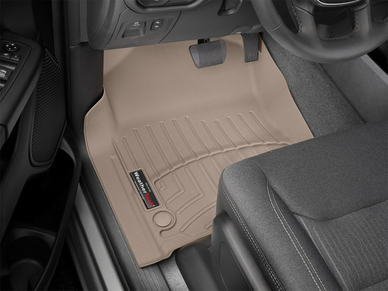 WeatherTech FloorLinerTM DigitalFit; Tan; Front 4514281 thumbnail 1