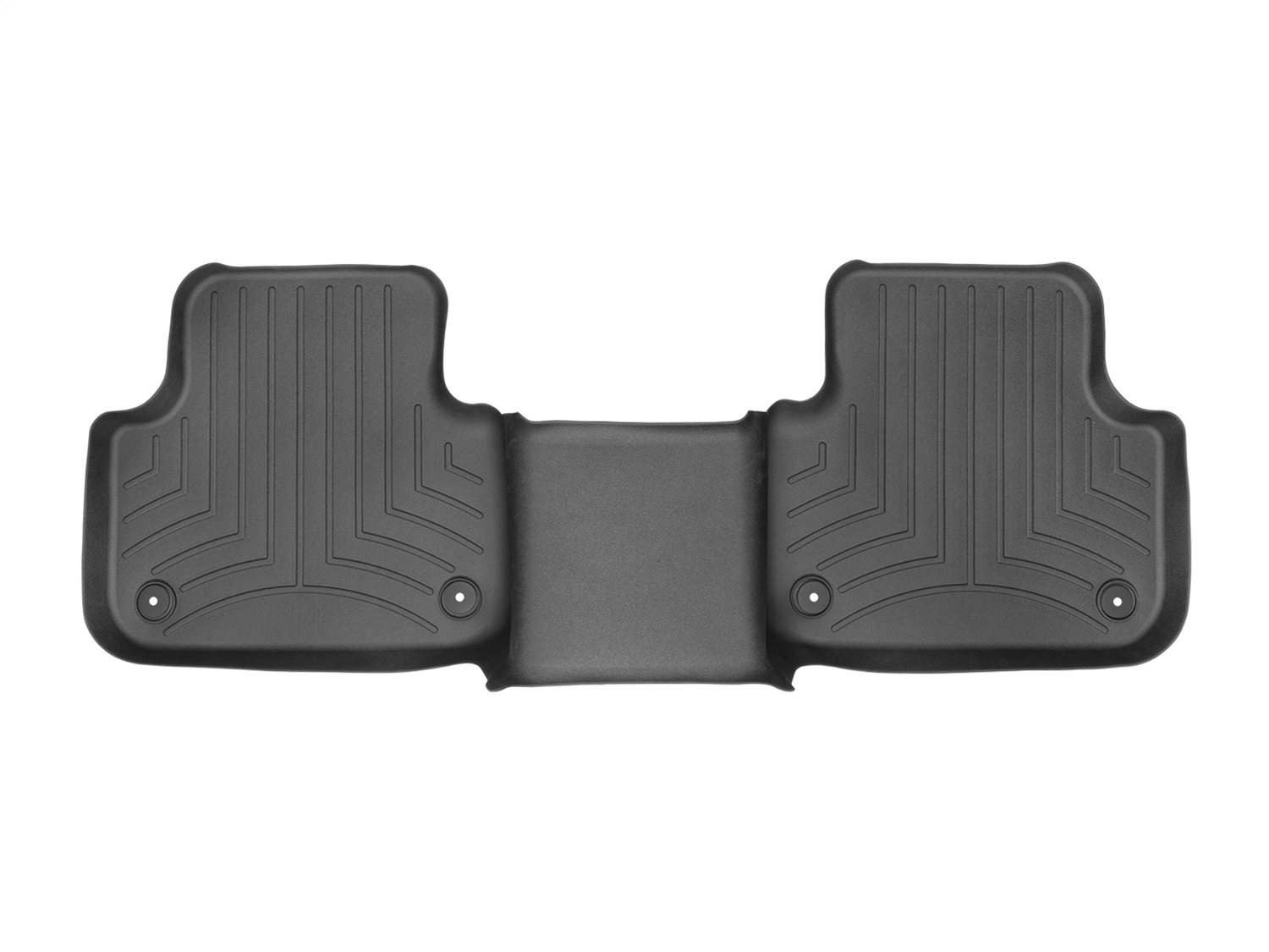 WeatherTech FloorLinerTM DigitalFit; Black; Rear 448872 thumbnail 0