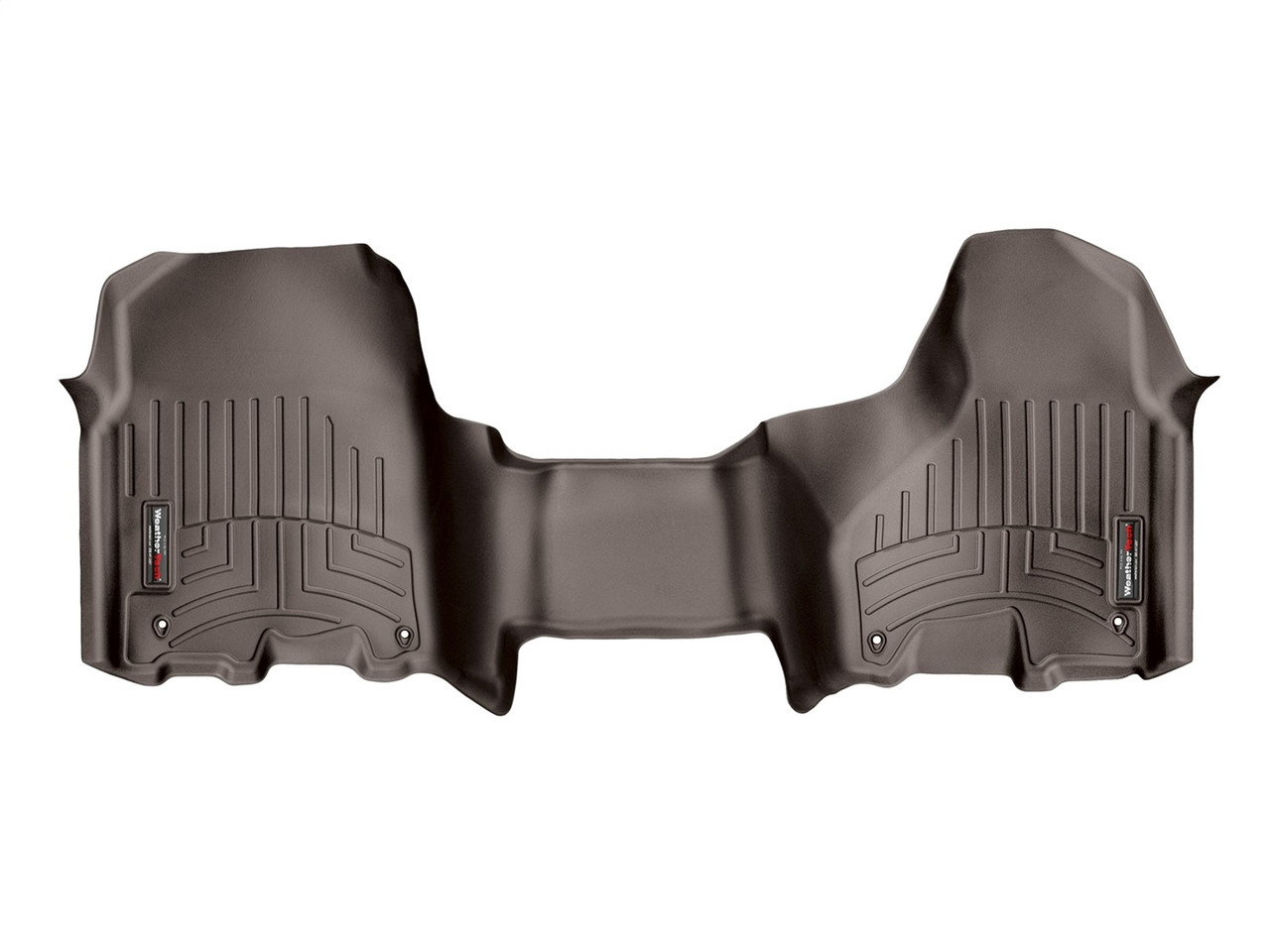 WeatherTech FloorLinerTM DigitalFit; Cocoa; Front; Over The Hump 474771 thumbnail 0