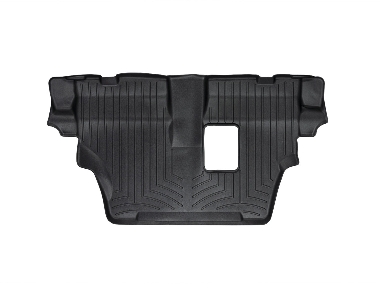WeatherTech FloorLinerTM DigitalFit; Black; Third Row 443243 thumbnail 1