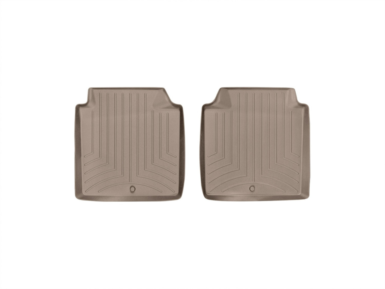 WeatherTech FloorLinerTM DigitalFit; Tan; Rear; 2 Piece 453063 thumbnail 0