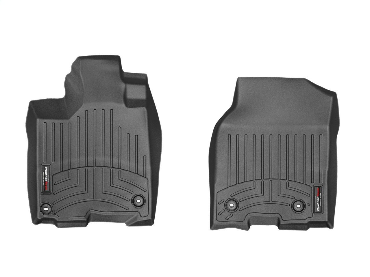 WeatherTech FloorLinerTM DigitalFit; Black; Front 444711 thumbnail 1