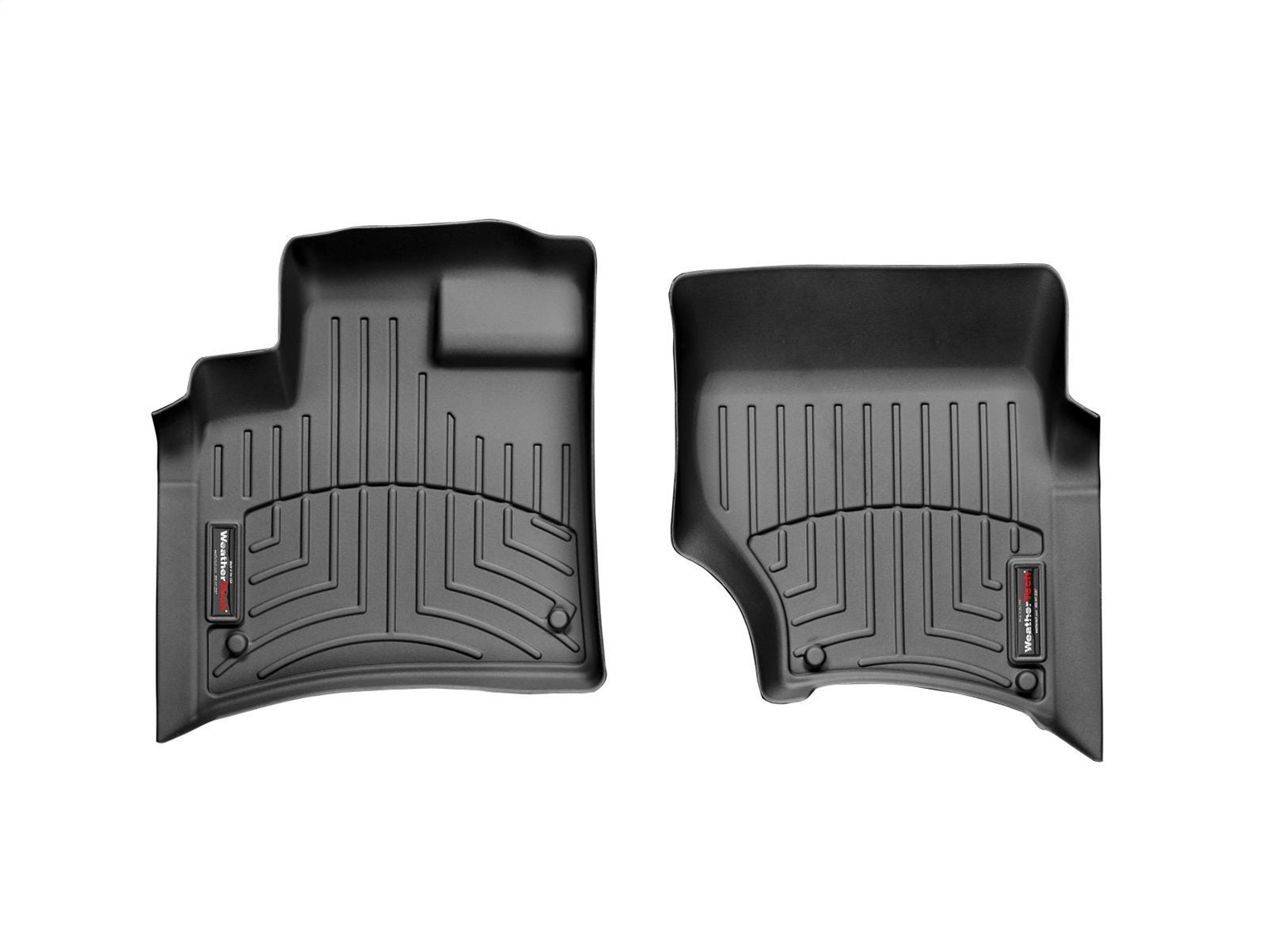 WeatherTech FloorLinerTM DigitalFit; Black; Front 441511 thumbnail 1