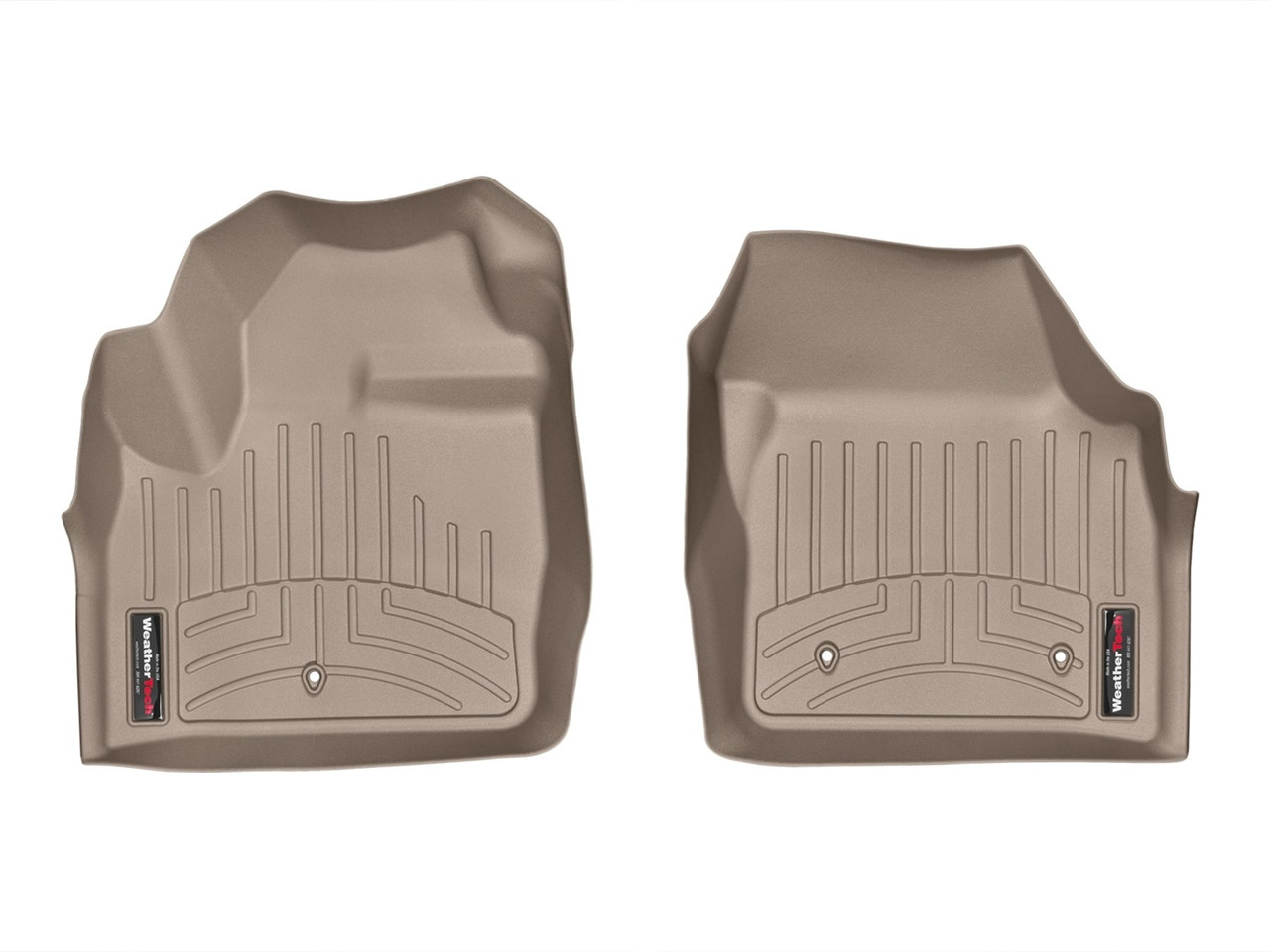 WeatherTech FloorLinerTM DigitalFit; Tan; Front 456691 thumbnail 1