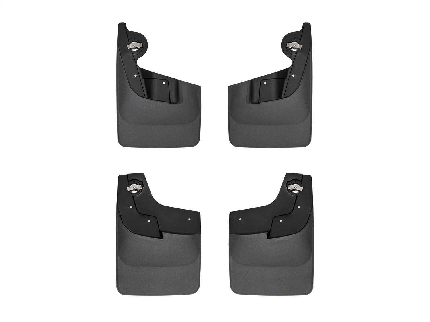 WeatherTech MudFlap No-Drill DigitalFit MudFlap Kit; Black 110183-120183 thumbnail 0