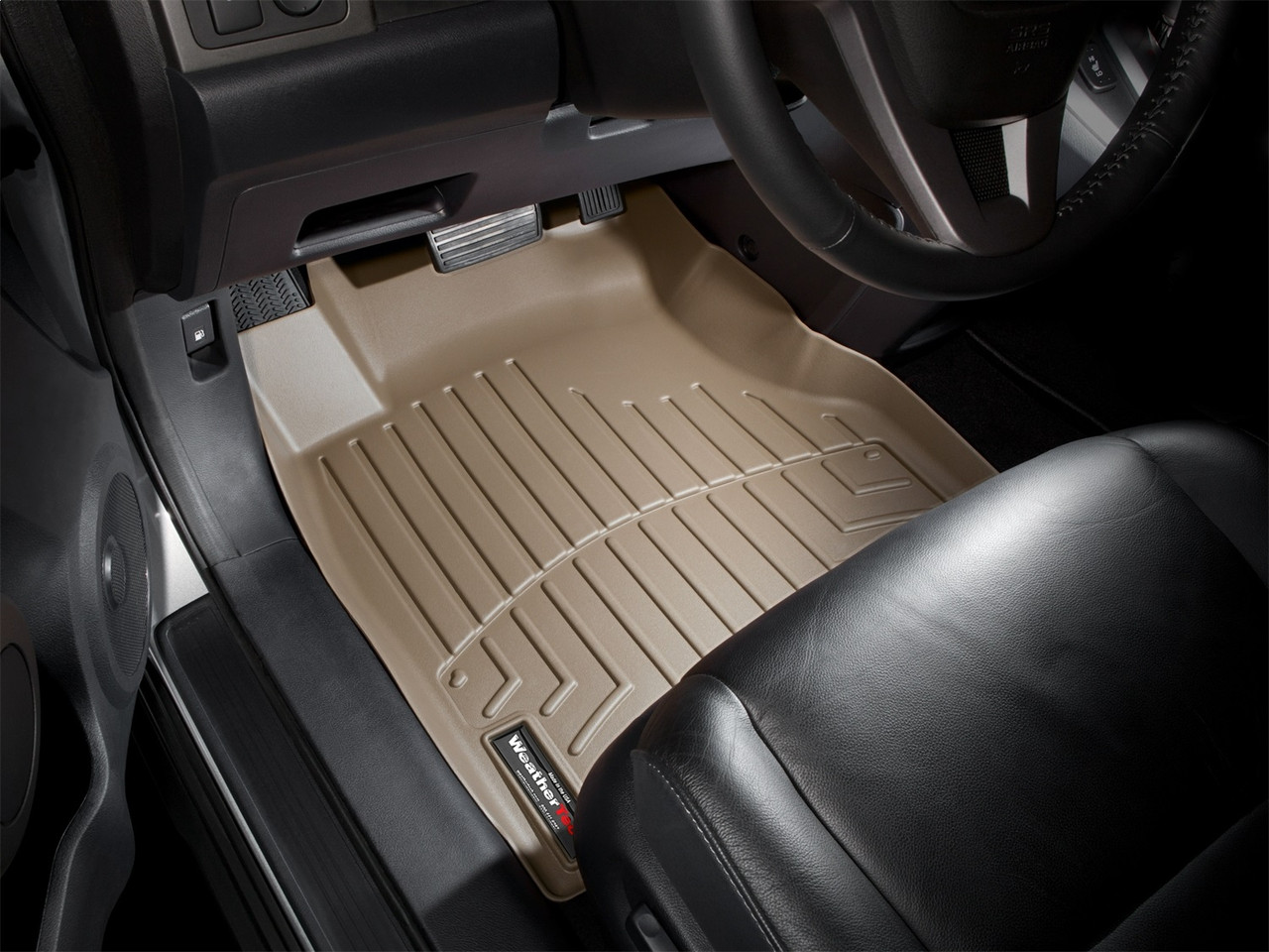WeatherTech FloorLinerTM DigitalFit; Tan; Front 453161 thumbnail 1