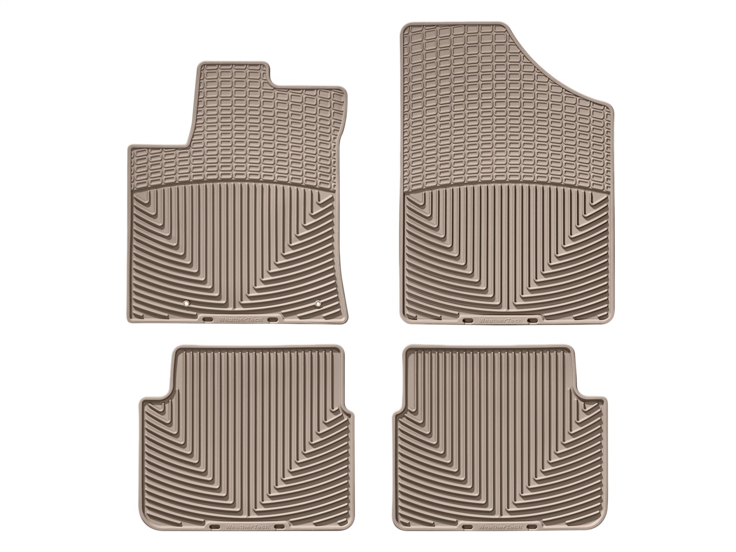 WeatherTech All Weather Floor Mats; Tan; Front and Rear WTCT096080 thumbnail 0