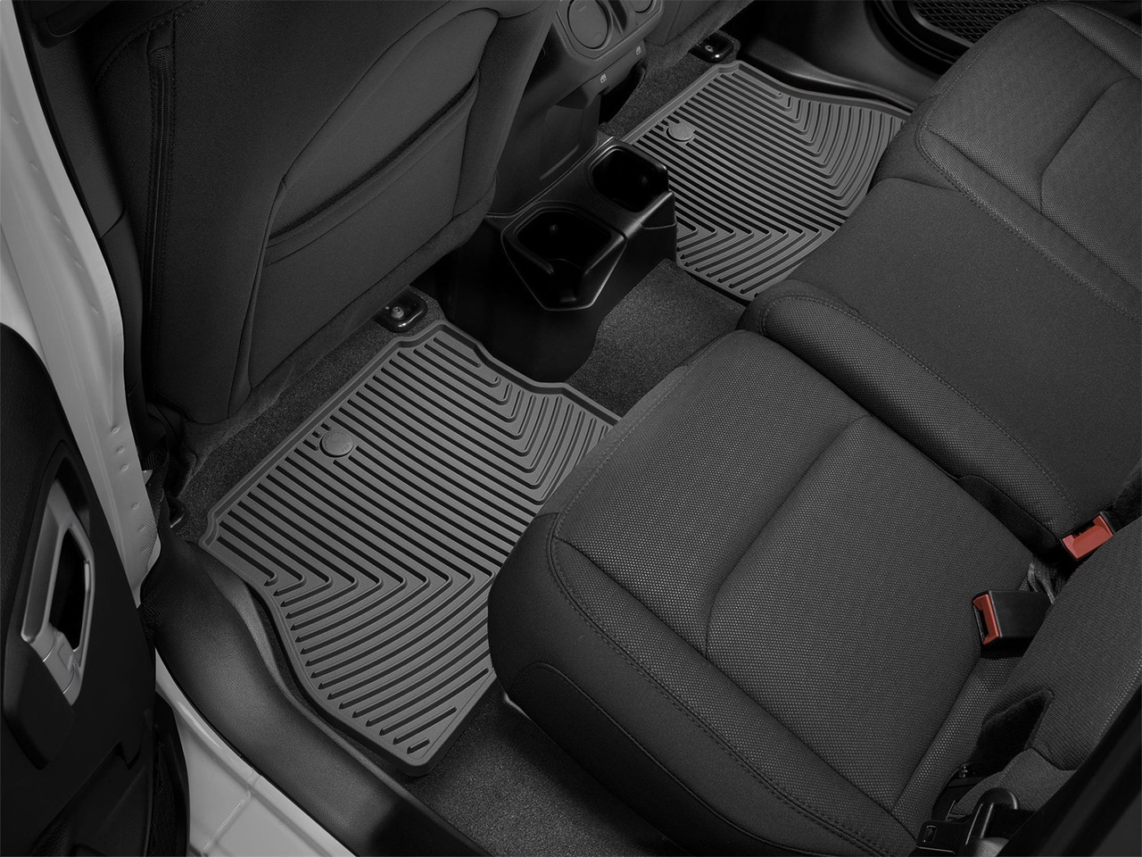 WeatherTech All Weather Floor Mats; Black; Rear W476 thumbnail 0