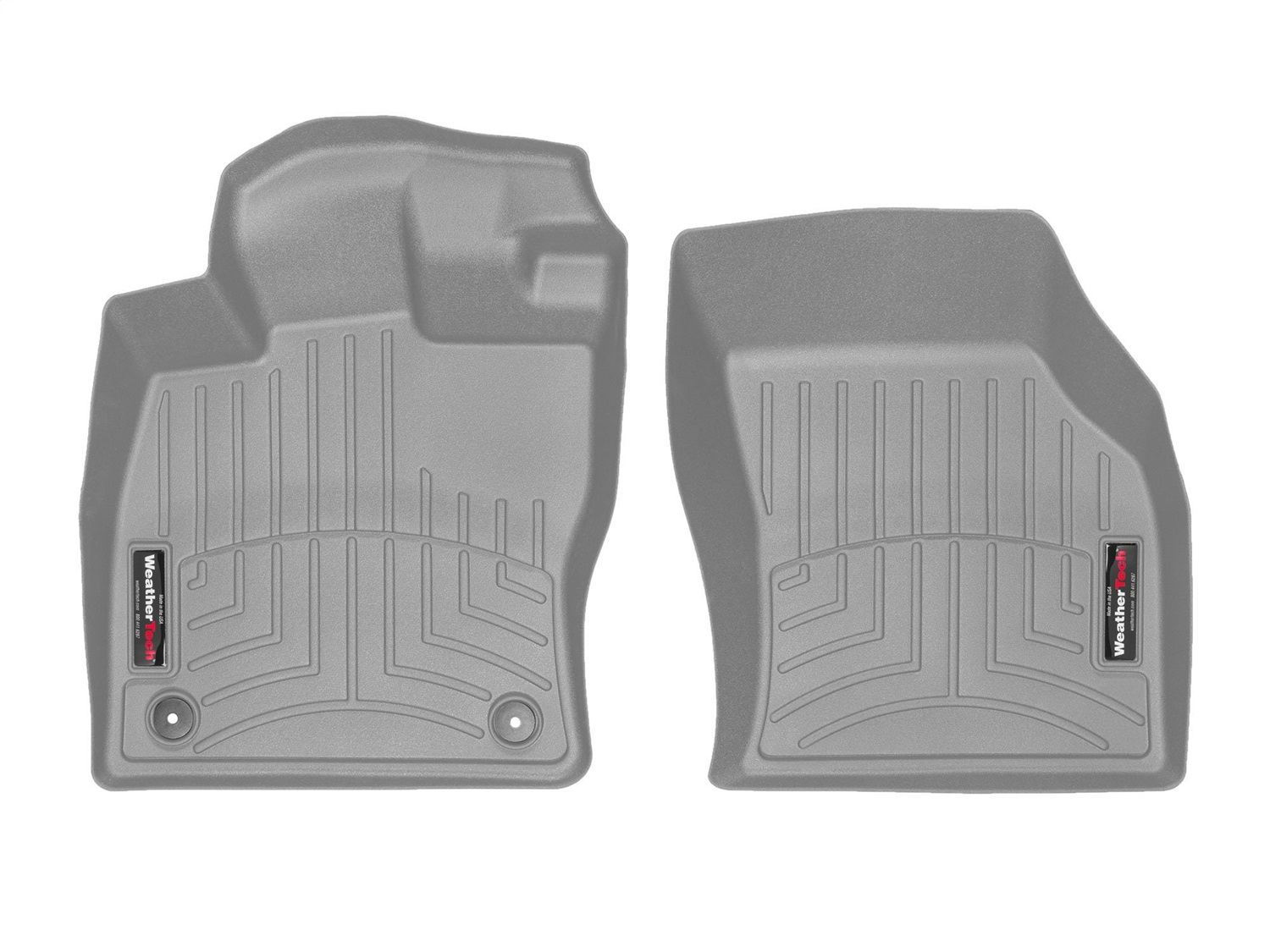 WeatherTech FloorLinerTM DigitalFit; Gray; Front 4613171 thumbnail 0