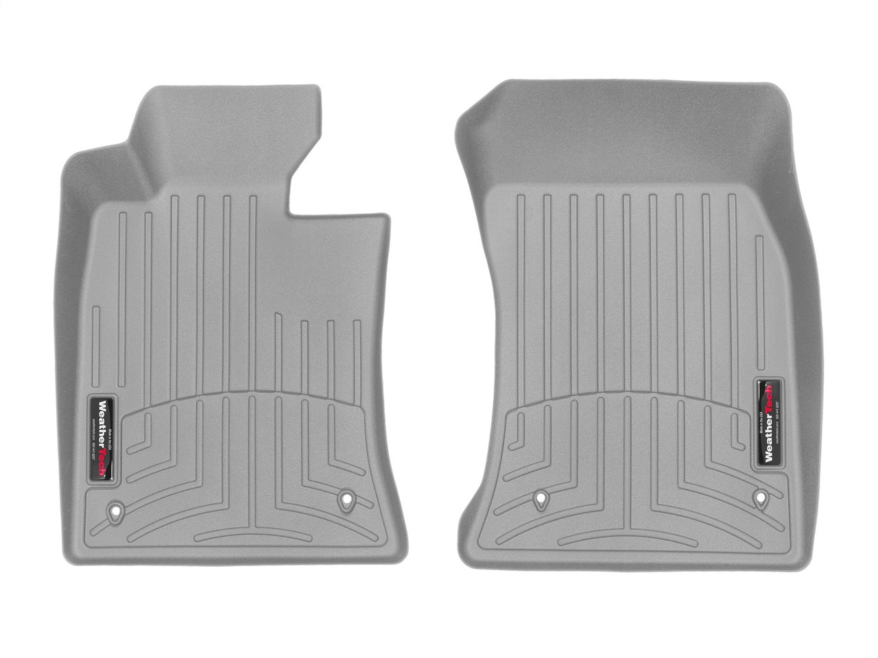 WeatherTech FloorLinerTM DigitalFit; Gray; Front 461361 thumbnail 0