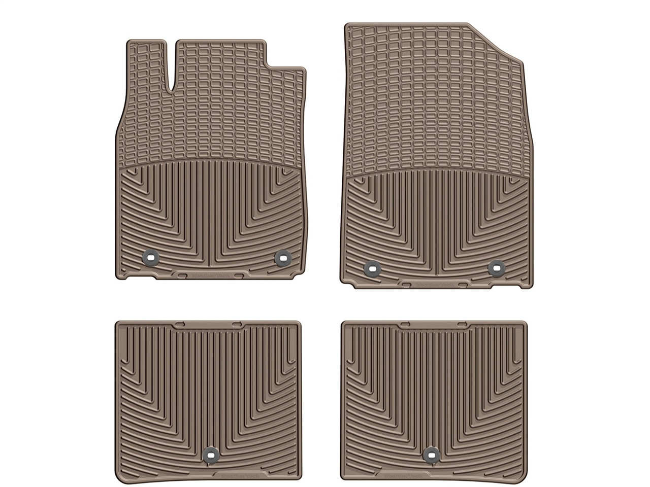 WeatherTech All Weather Floor Mats; Tan; Front and Rear WTLT289290 thumbnail 0