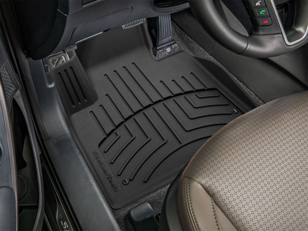 WeatherTech FloorLinerTM HP; Black; Front 444401IM thumbnail 1