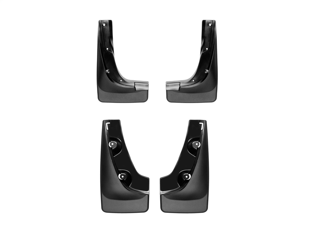 WeatherTech MudFlap No-Drill DigitalFit MudFlap Kit; Black 110064-120095 thumbnail 0
