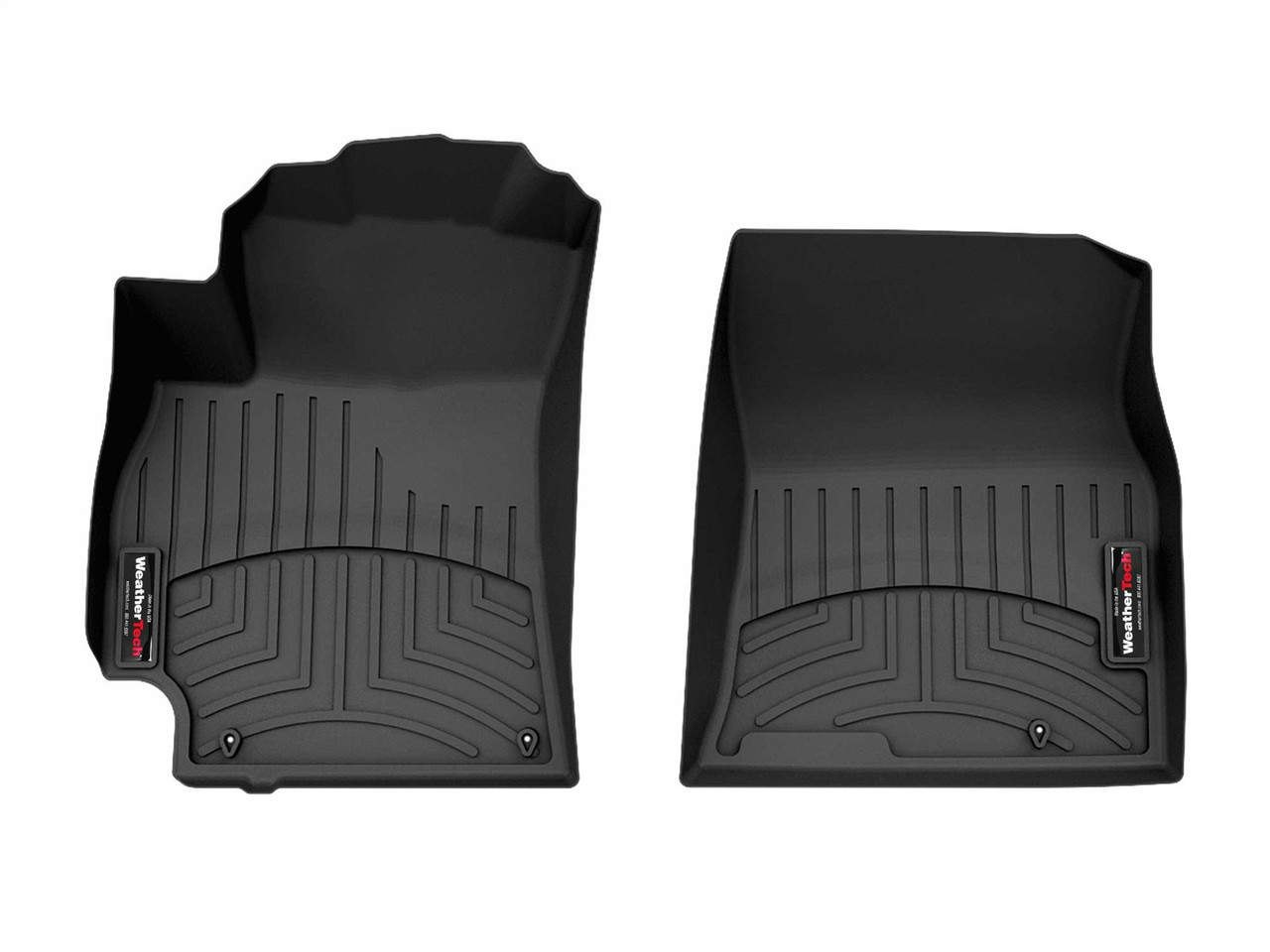 WeatherTech FloorLinerTM DigitalFit; Black; Front 4419091 thumbnail 0