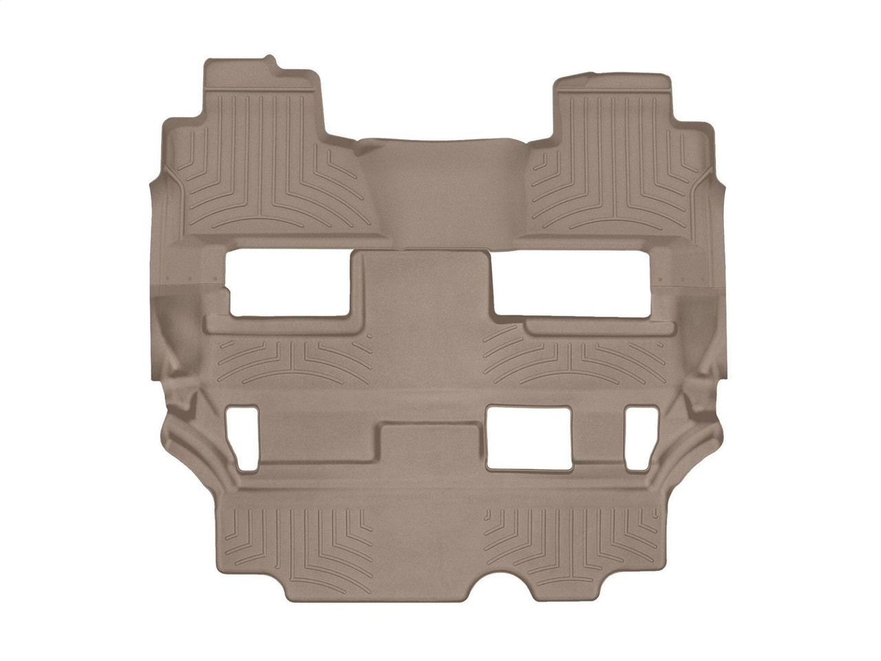 WeatherTech FloorLinerTM HP; Tan; Rear and Third Row 456076IM thumbnail 0