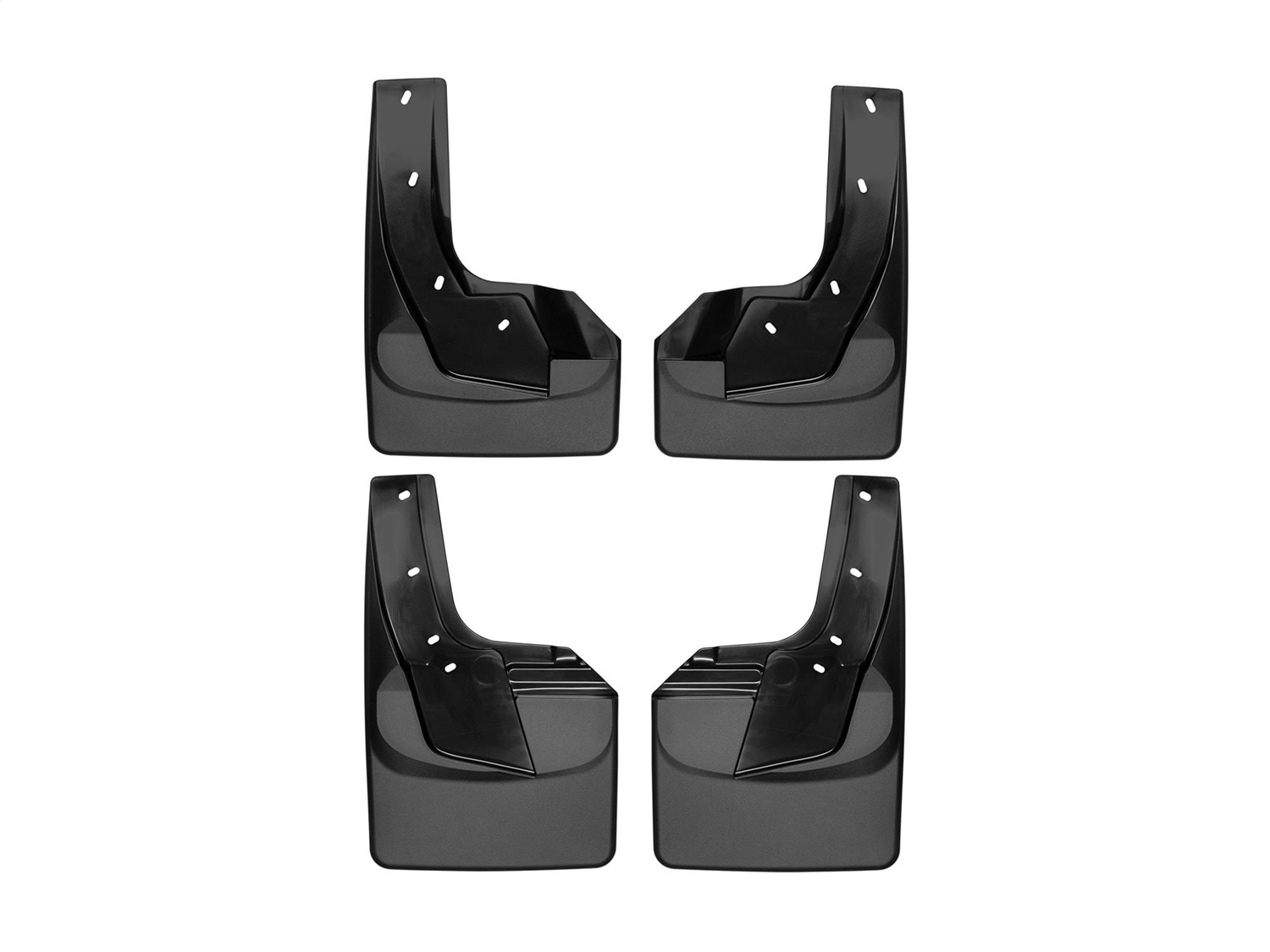 WeatherTech MudFlap No-Drill DigitalFit MudFlap Kit; Black 110092-120092 thumbnail 0