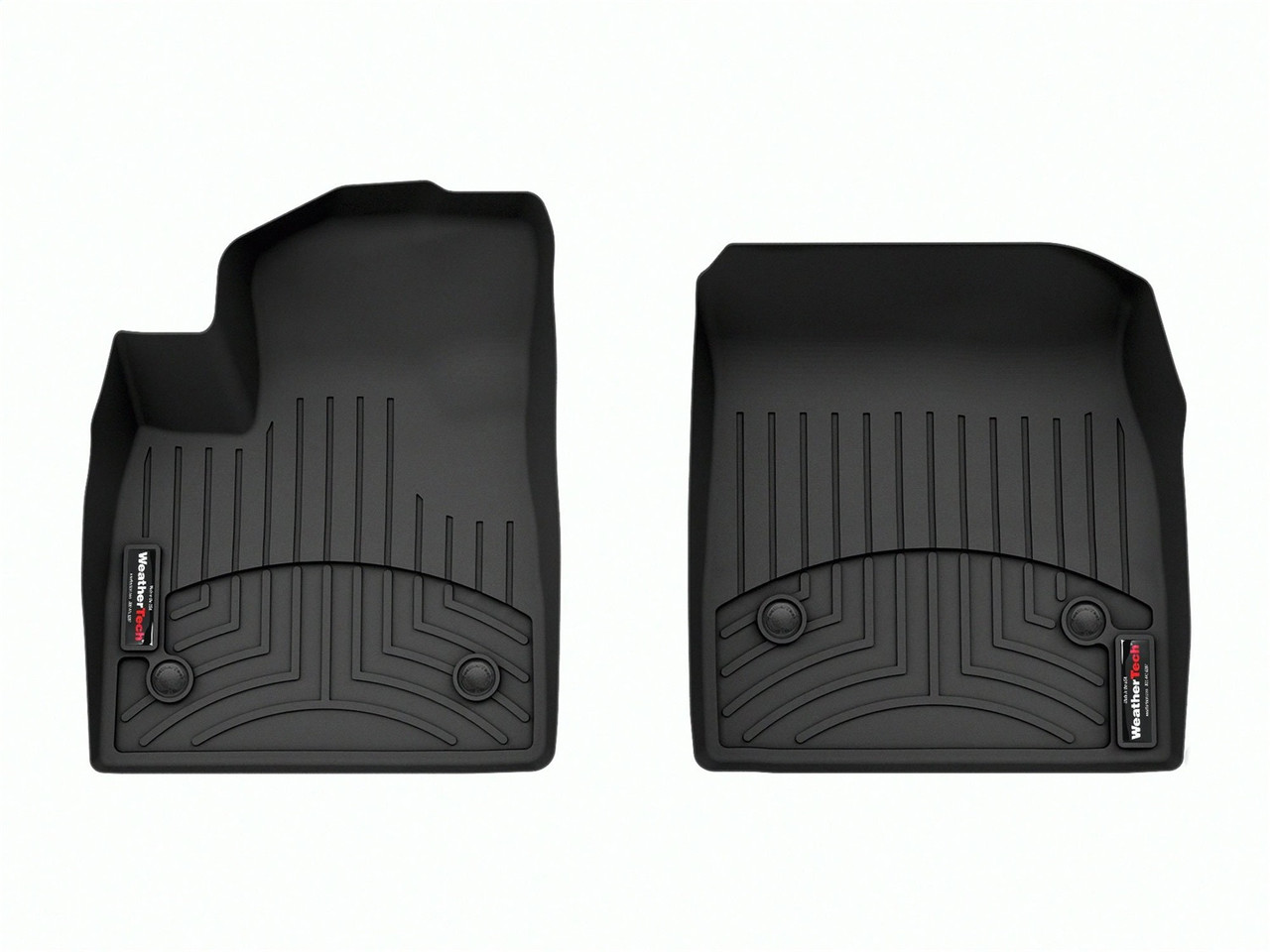 WeatherTech FloorLinerTM DigitalFit; Black; Front 4417891 thumbnail 0