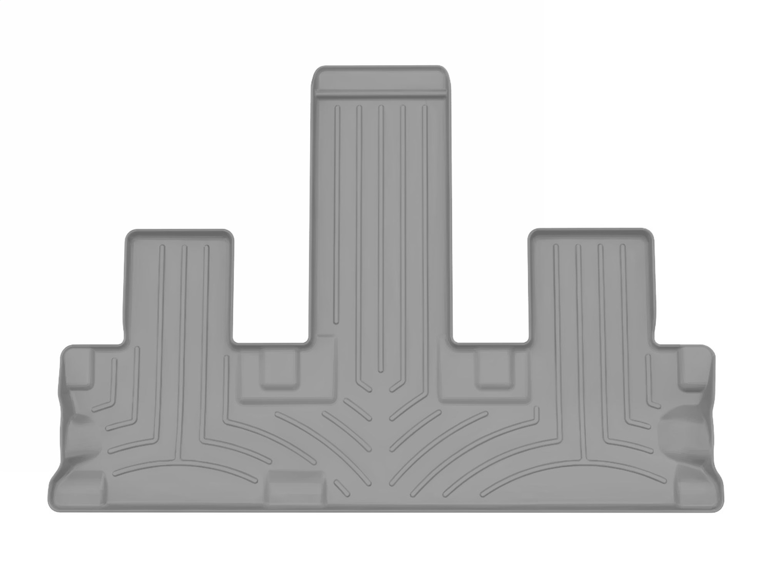 WeatherTech FloorLinerTM HP; Grey; Third Row 466325IM thumbnail 0
