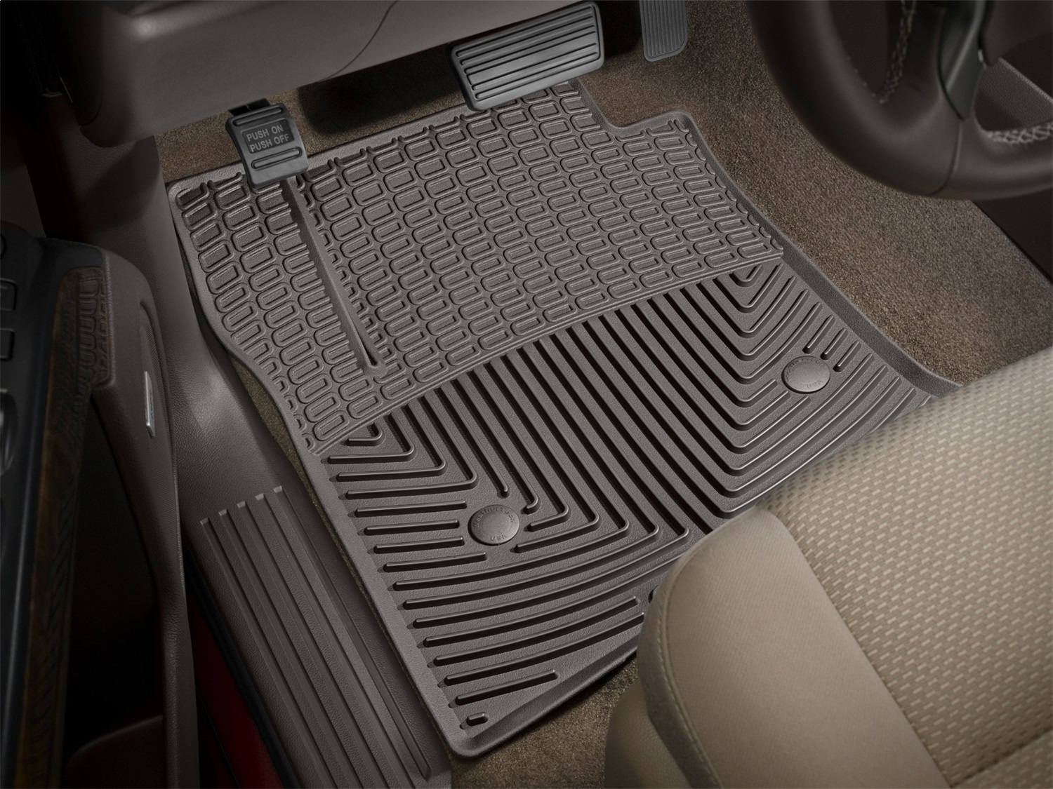 WeatherTech All Weather Floor Mats; Cocoa; Front and Rear MB W463 C thumbnail 0