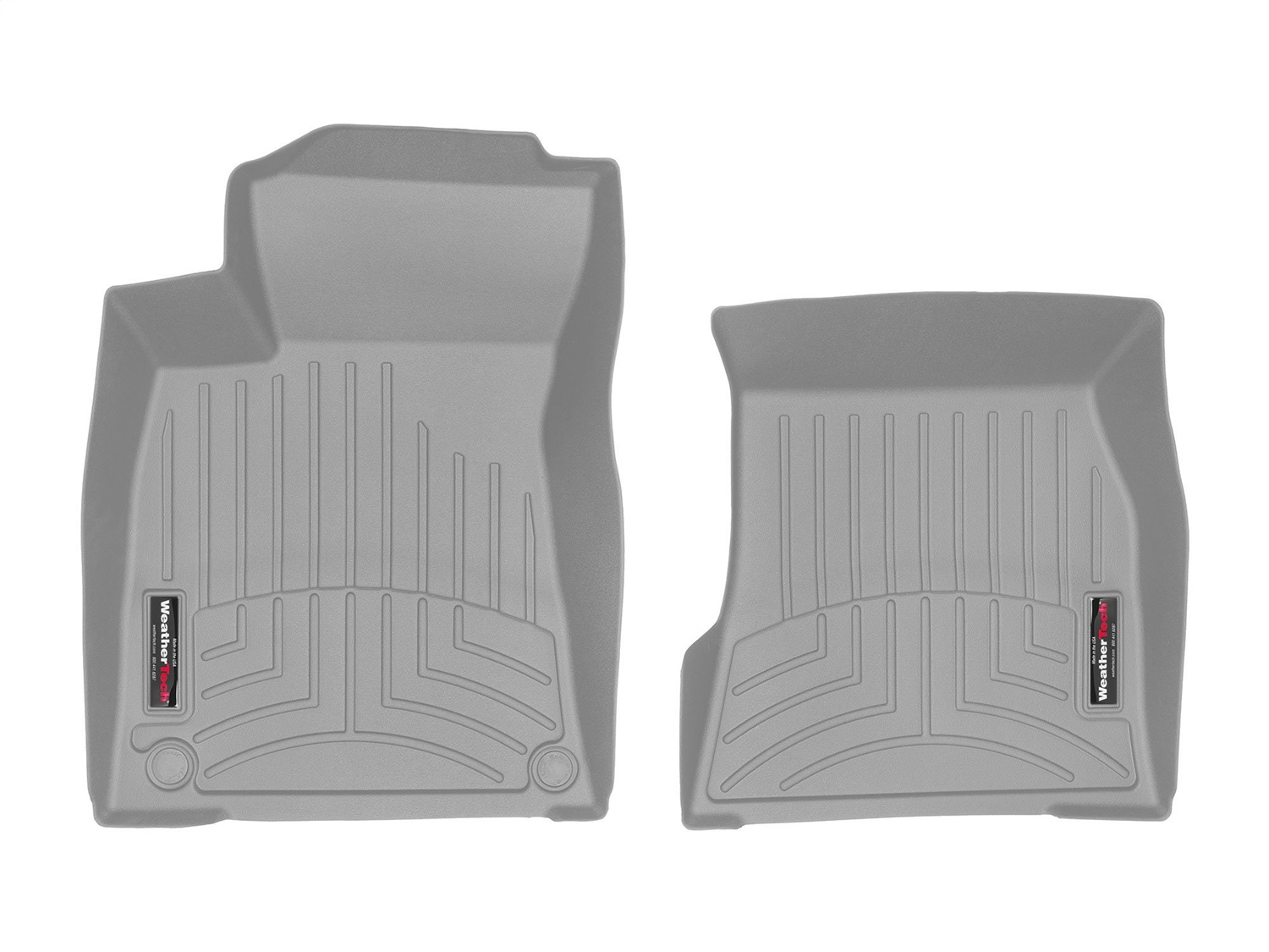 WeatherTech FloorLinerTM DigitalFit; Gray; Front 4615931 thumbnail 0