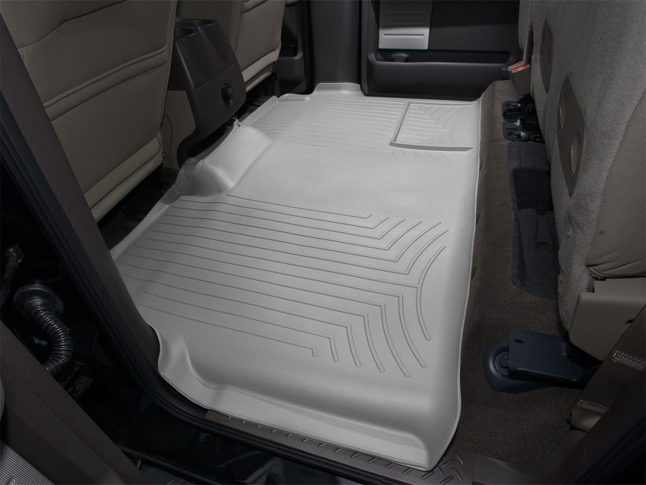WeatherTech FloorLinerTM DigitalFit; Gray; Rear 461793 thumbnail 0