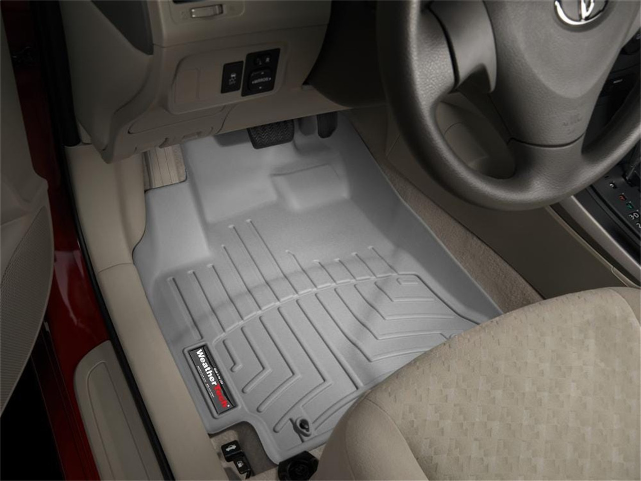 WeatherTech FloorLinerTM DigitalFit; Gray; Front 461861 thumbnail 1