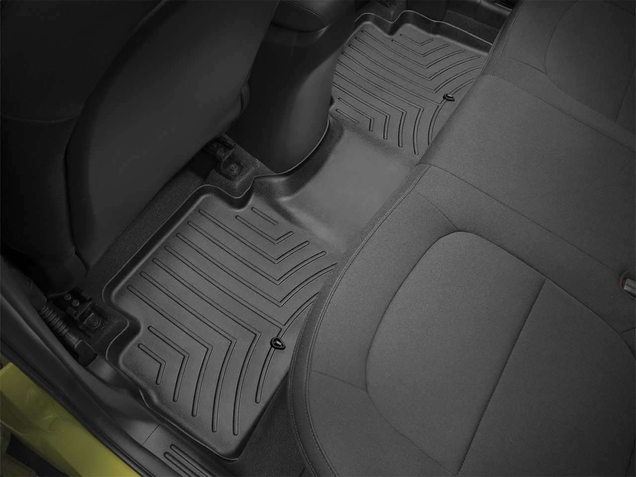 WeatherTech FloorLinerTM DigitalFit; Black; Rear 446012 thumbnail 1