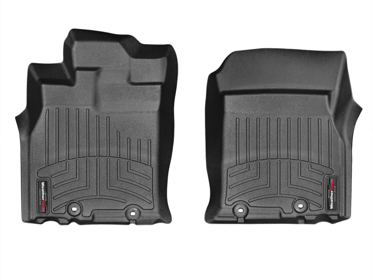 WeatherTech FloorLinerTM DigitalFit; Black; Front 446041 thumbnail 0