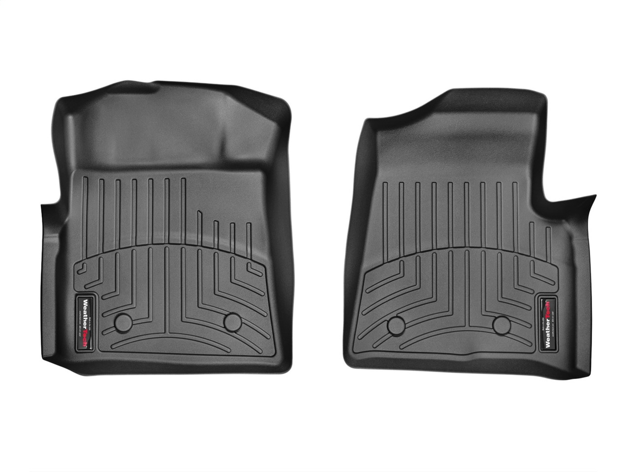WeatherTech FloorLinerTM DigitalFit; Black; Front 446131 thumbnail 1