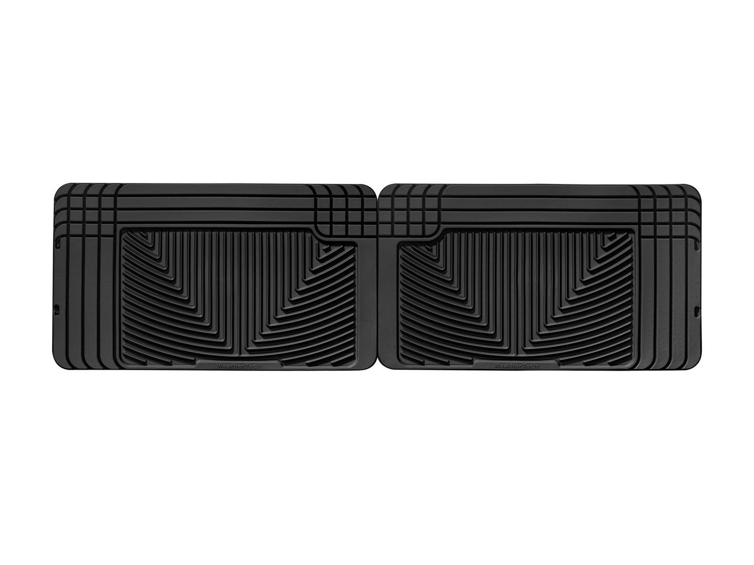 WeatherTech All Weather Floor Mats; Black; Rear W25 thumbnail 0