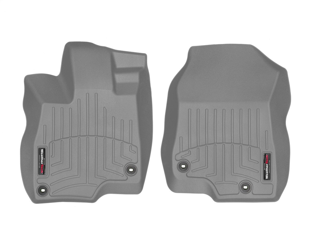 WeatherTech FloorLinerTM DigitalFit; Gray; Front 4614691 thumbnail 0