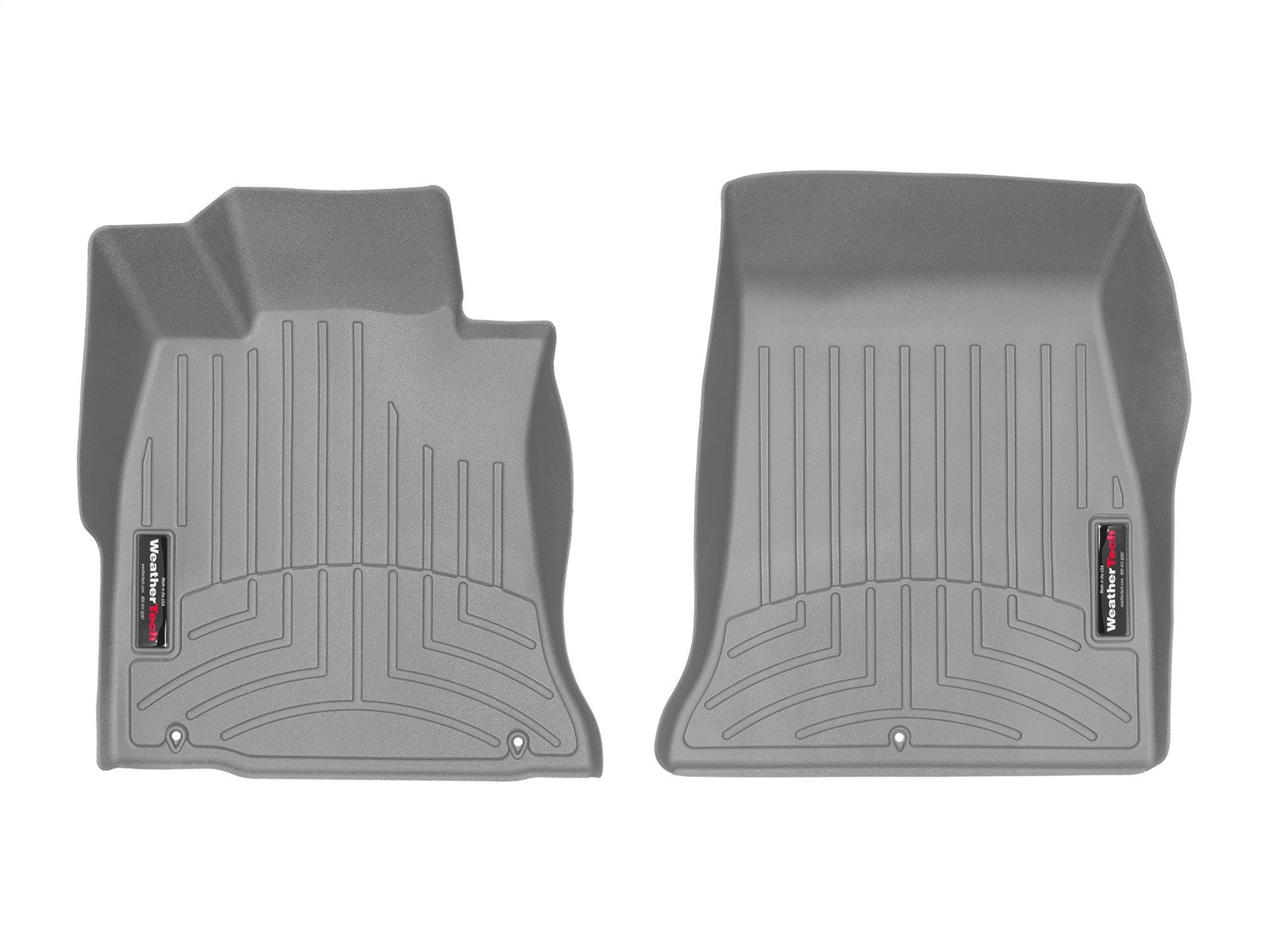 WeatherTech FloorLinerTM DigitalFit; Gray; Front 4614831 thumbnail 0