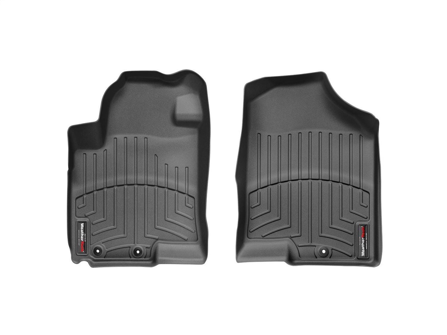 WeatherTech FloorLinerTM DigitalFit; Black; Front 442111 thumbnail 1