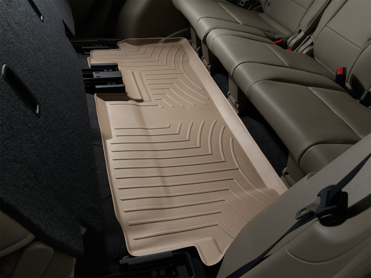 WeatherTech FloorLinerTM DigitalFit; Tan; Third Row 451743 thumbnail 1