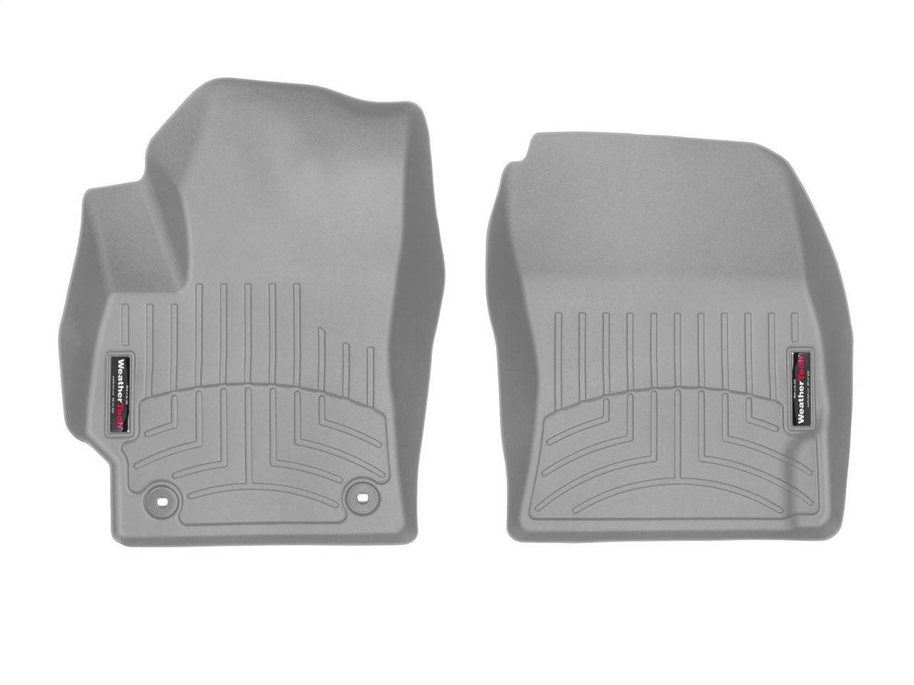WeatherTech FloorLinerTM DigitalFit; Gray; Front 4615391 thumbnail 1