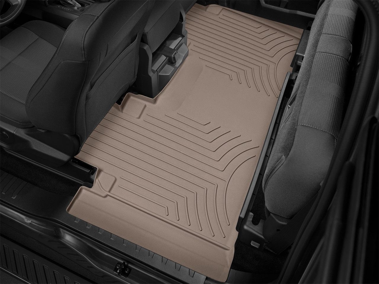 WeatherTech FloorLinerTM HP; Tan; Rear 456975IM thumbnail 1