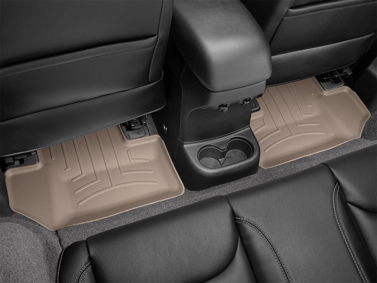 WeatherTech FloorLinerTM DigitalFit; Tan; Rear 455733 thumbnail 1