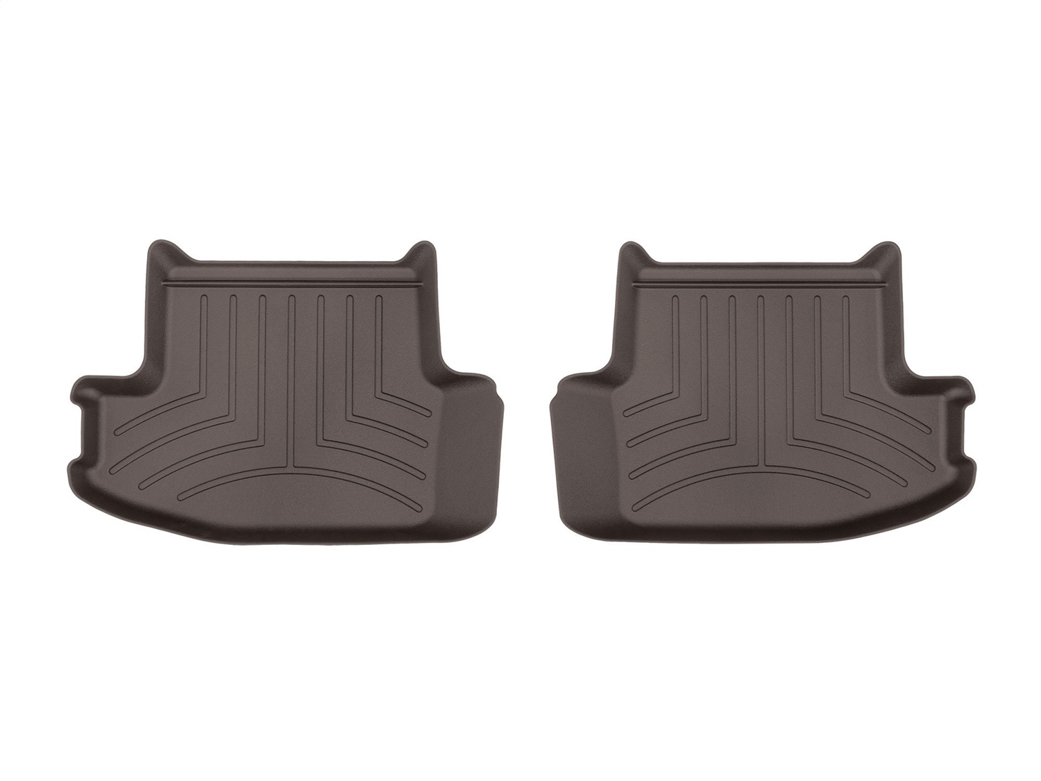 WeatherTech FloorLinerTM DigitalFit; Cocoa; Rear; 2 Piece 479375 thumbnail 0