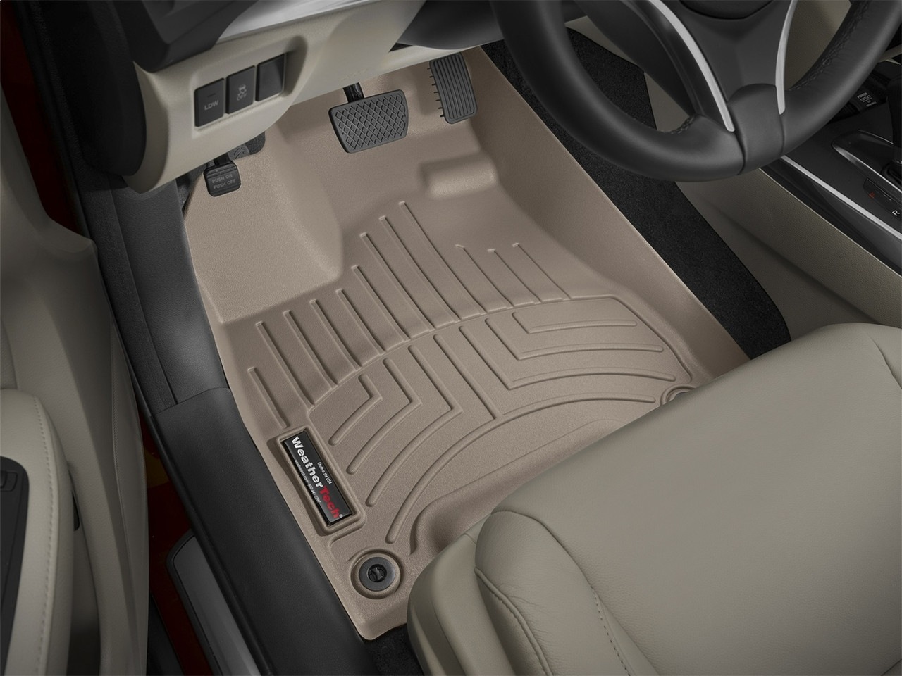 WeatherTech FloorLinerTM DigitalFit; Tan; Front 455761 thumbnail 0