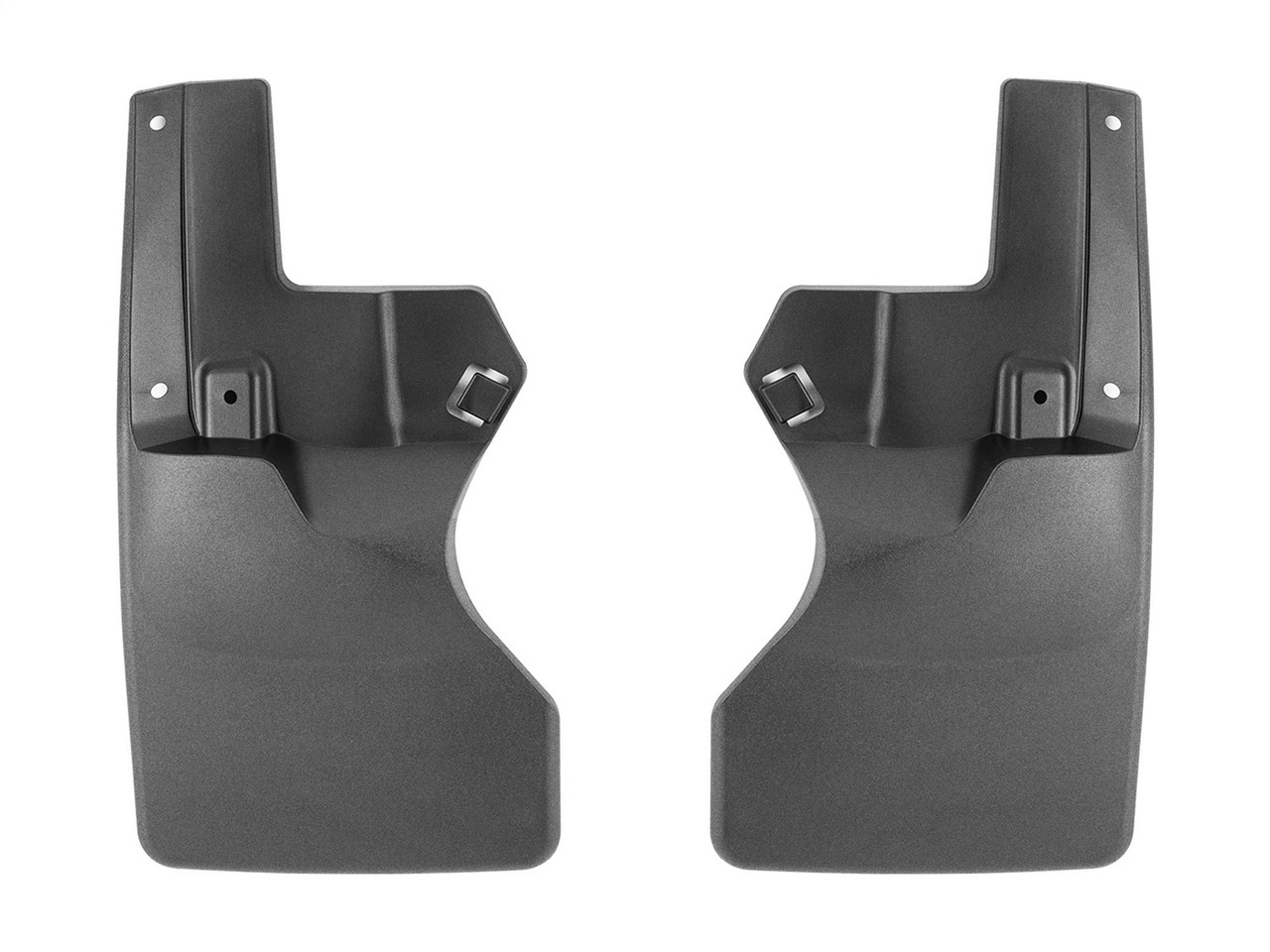 WeatherTech MudFlap No-Drill DigitalFit; Black 120172 thumbnail 0