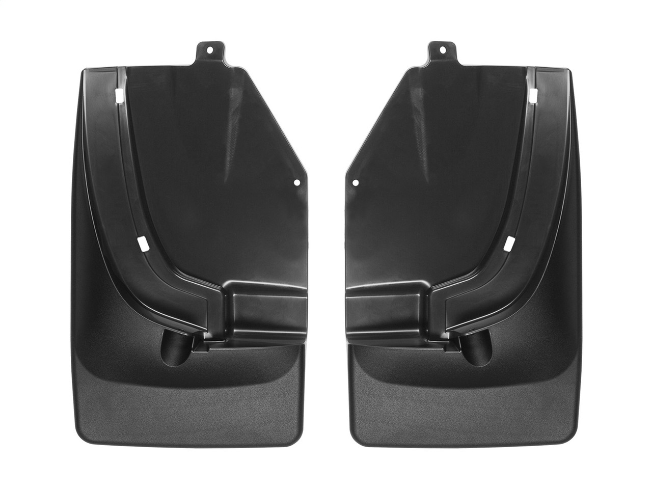 WeatherTech MudFlap No-Drill DigitalFit; Black 110106 thumbnail 0